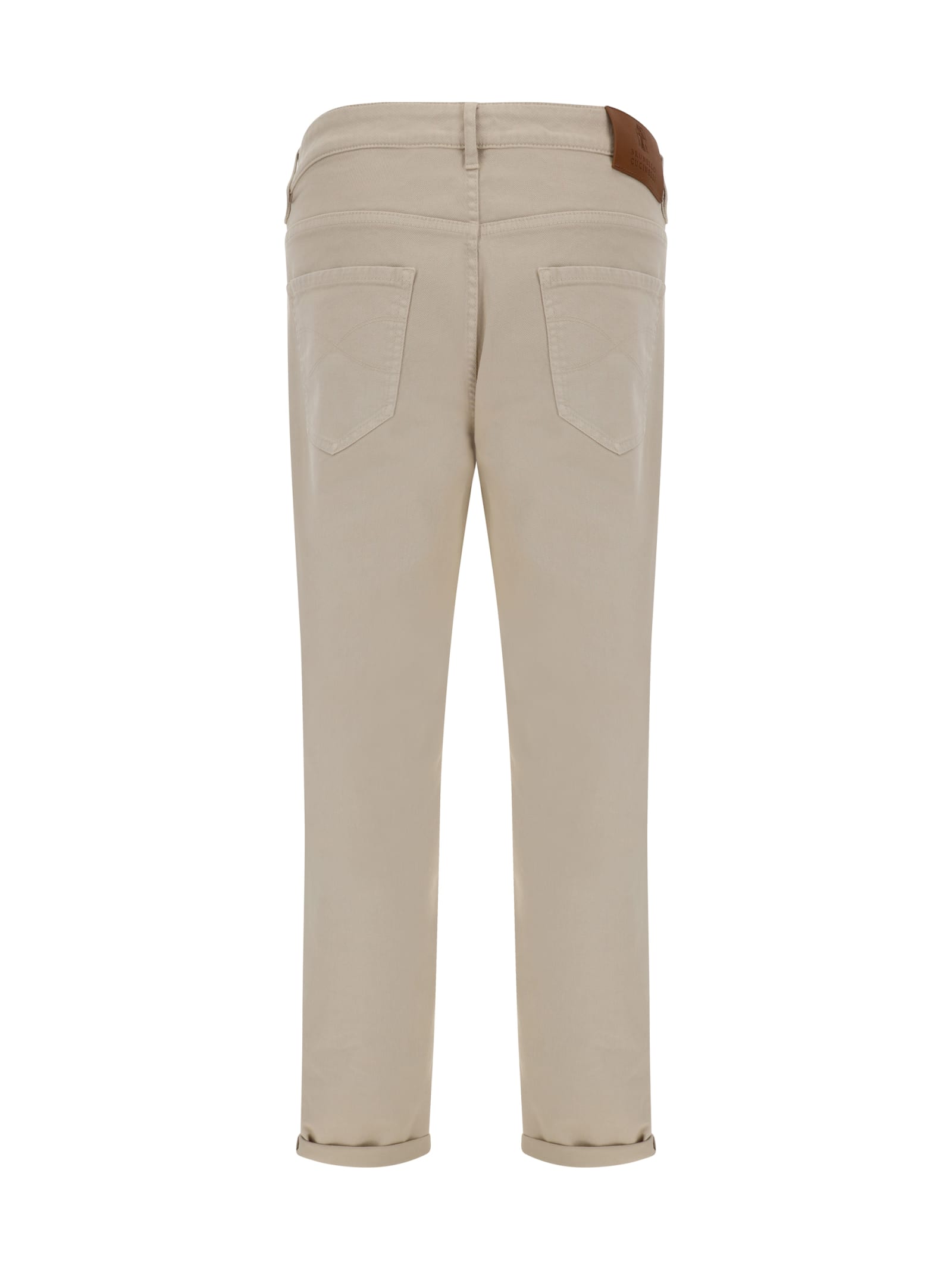 Shop Brunello Cucinelli Pants In Semi Di Lino