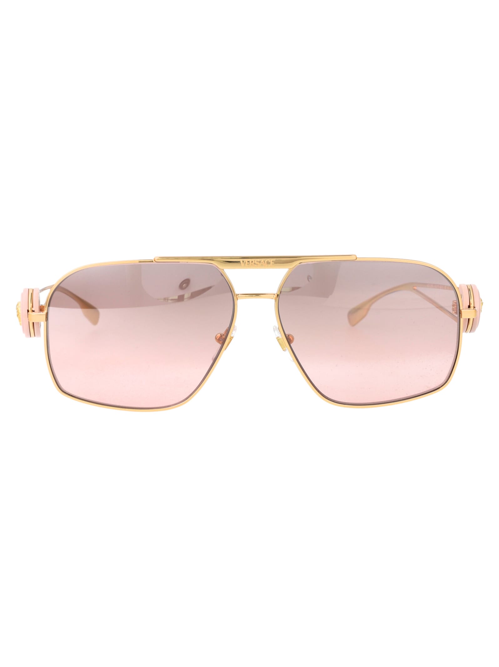 Shop Versace 0ve2269 Sunglasses In 10027e Gold