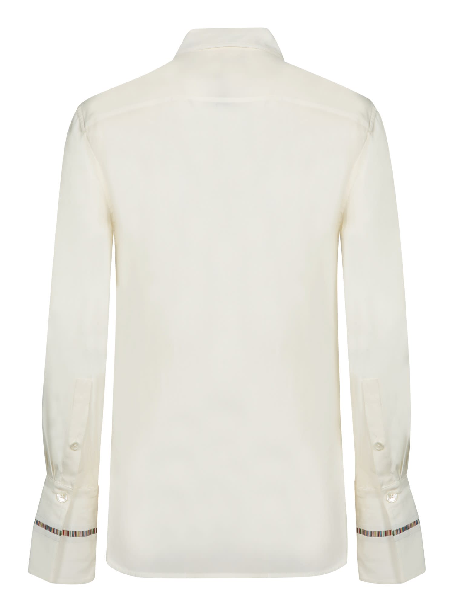 Shop Paul Smith White Long-sleeve Shirt