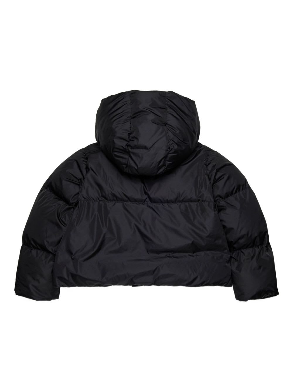 Mm6 Maison Margiela Kids Jacket With Numbers Print In Black