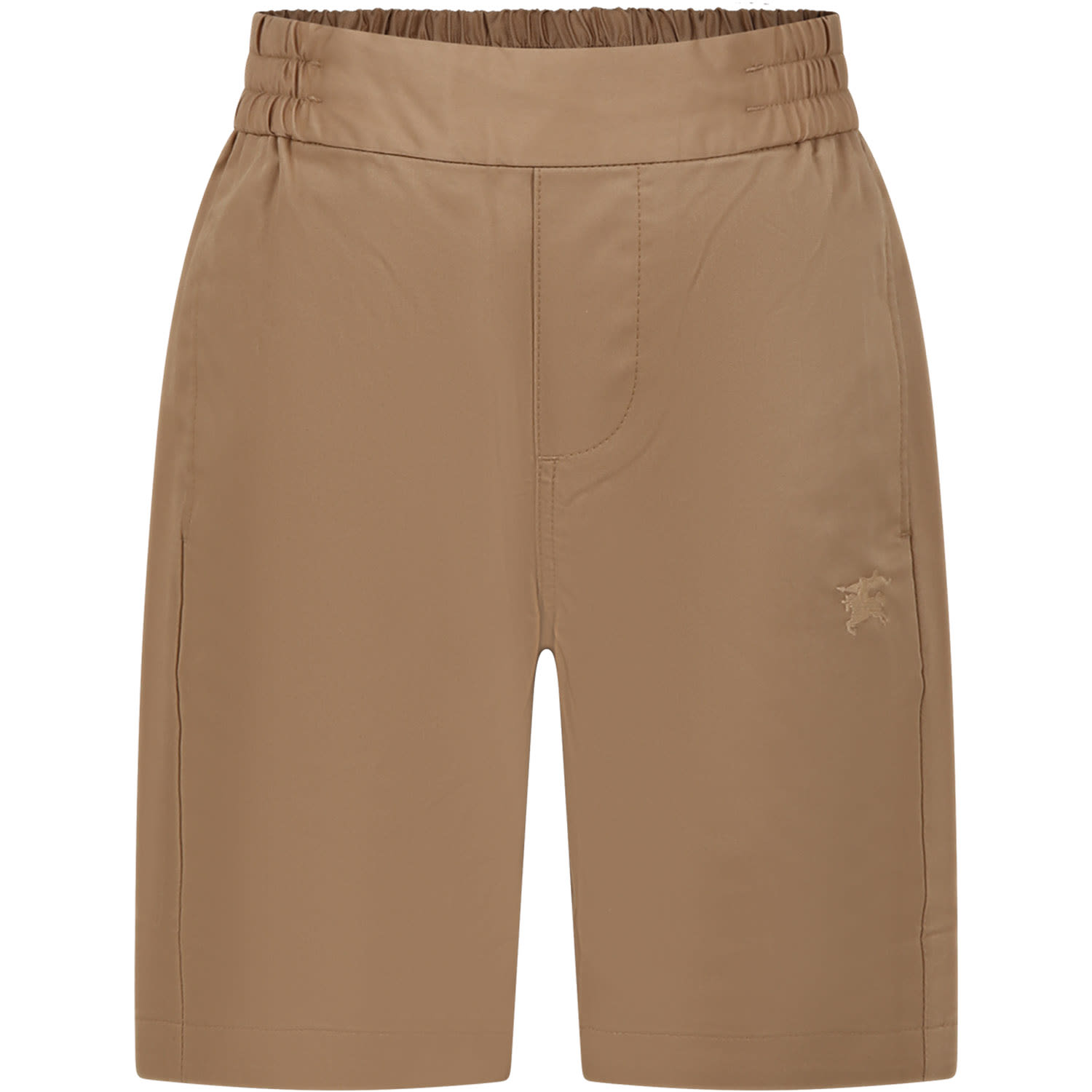 Burberry Kids' Beige Shorts For Boy With Logo