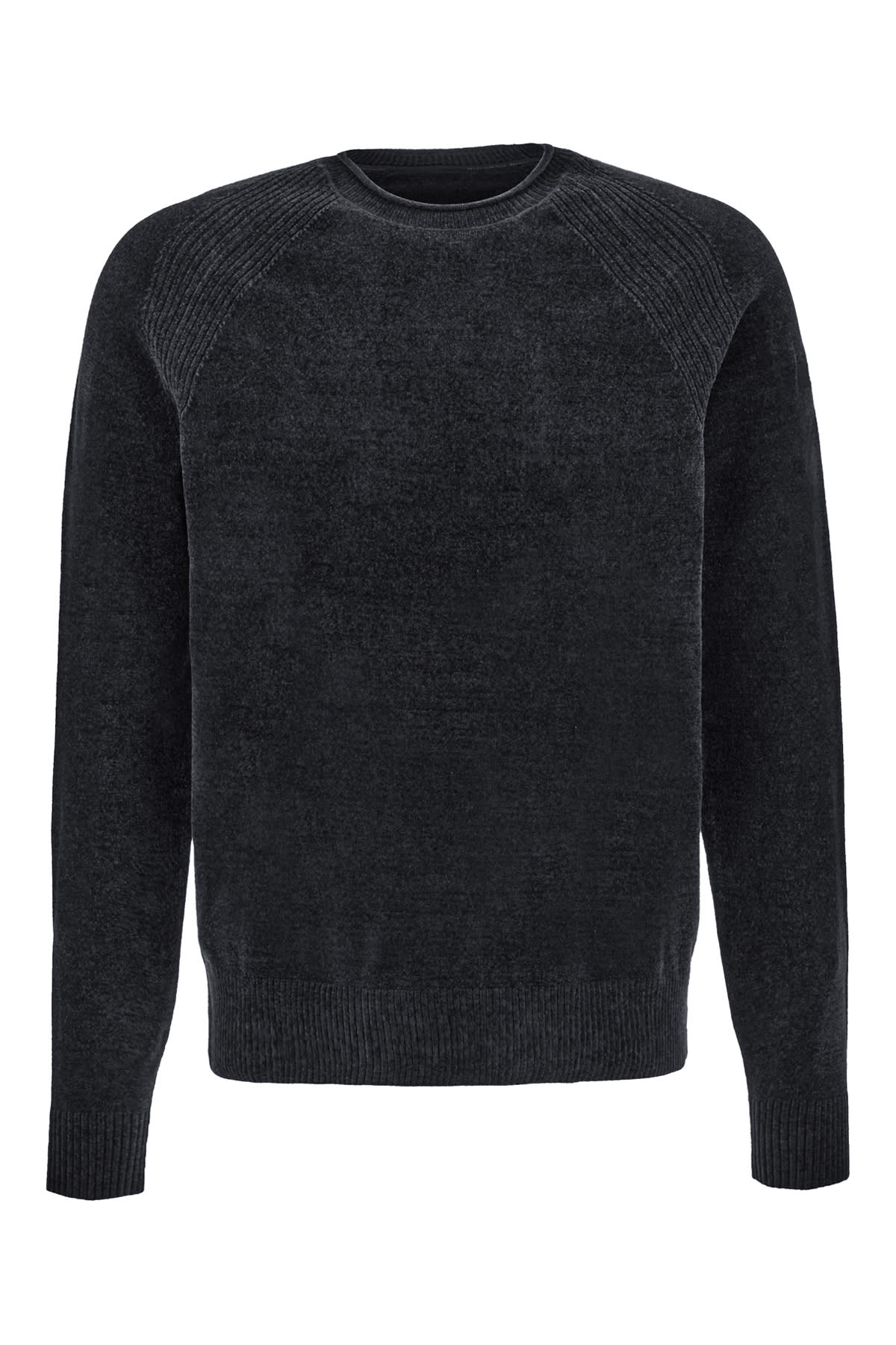 Shop Rrd - Roberto Ricci Design Charcoal Stretch Polyester Sweater In 21