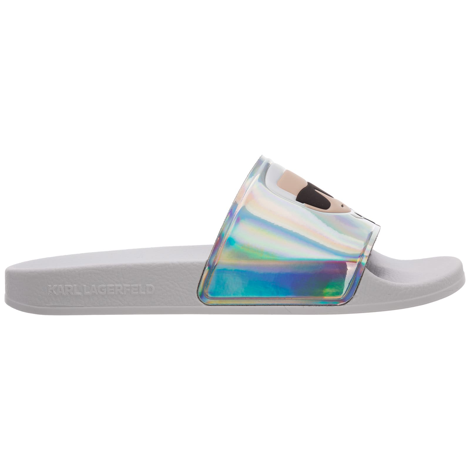 Buy Karl Lagerfeld Ikonik Slides online, shop Karl Lagerfeld shoes with free shipping