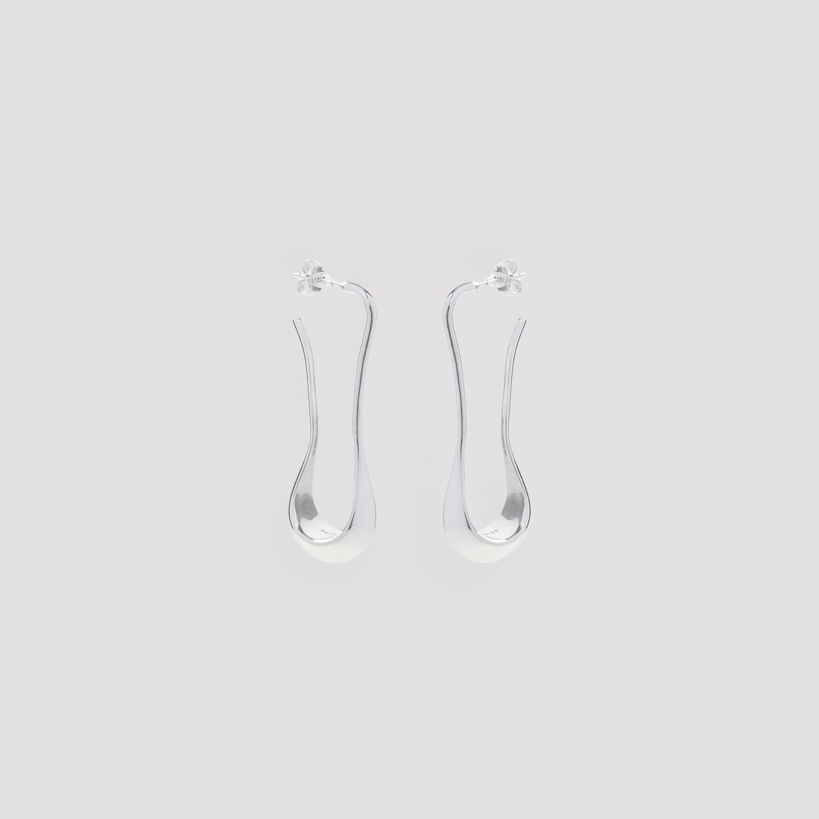 Lemaire Short Drop Earrings In Metallic