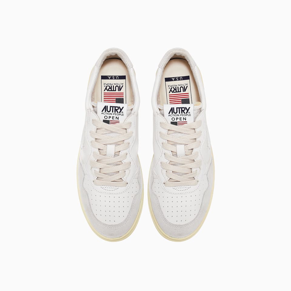 Autry Open Low Woman Sneakers In White