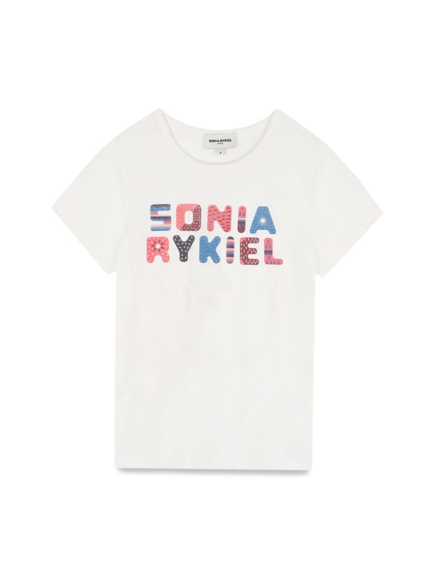 Sonia Rykiel Kids' Tee Shirt M/l In White