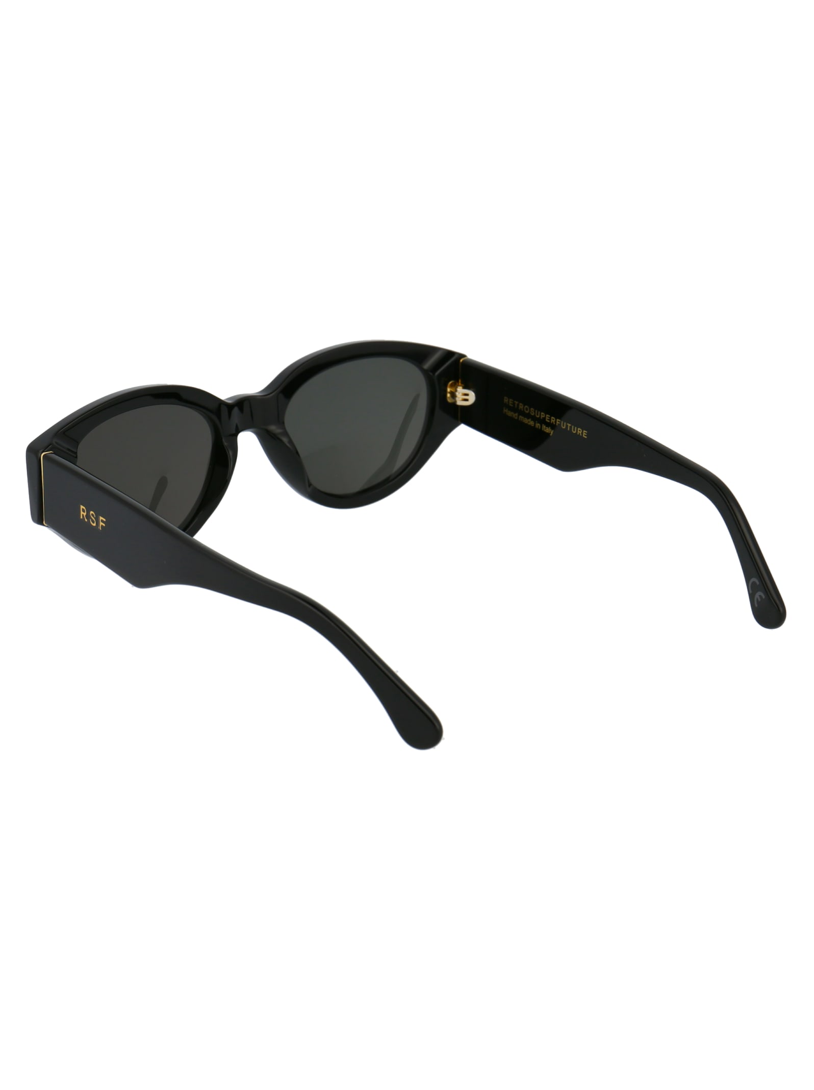 Retrosuperfuture Black Acetate Sunglasses
