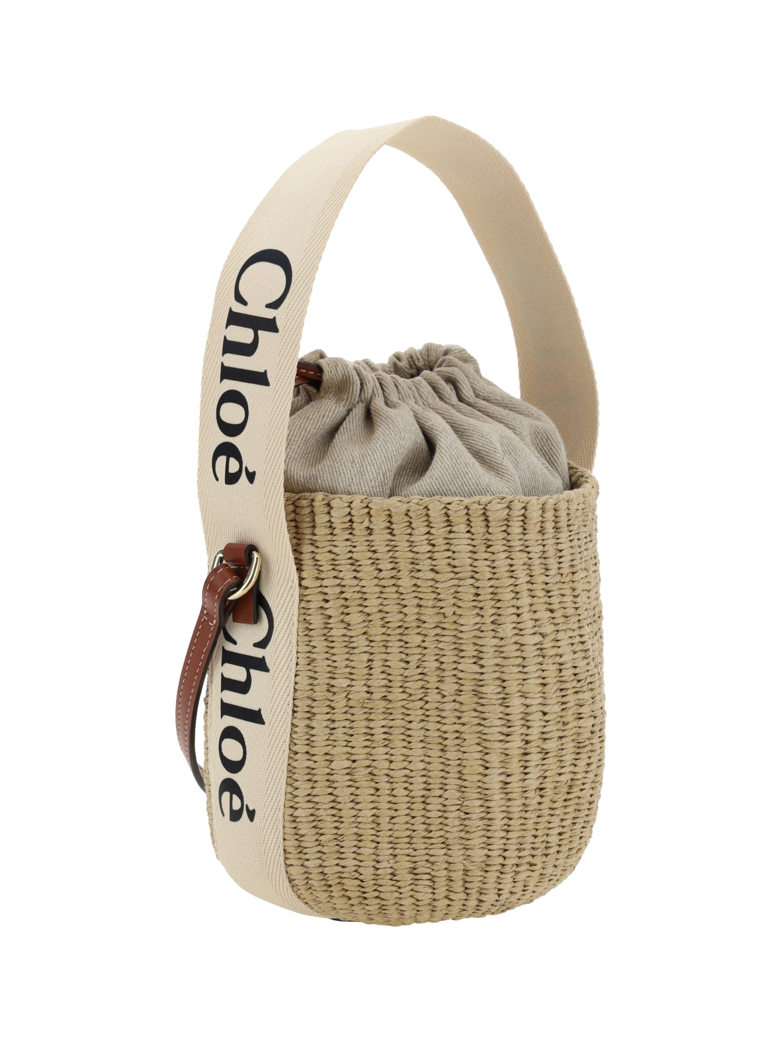 Chloé Women Mifuko Bucket Bag In White