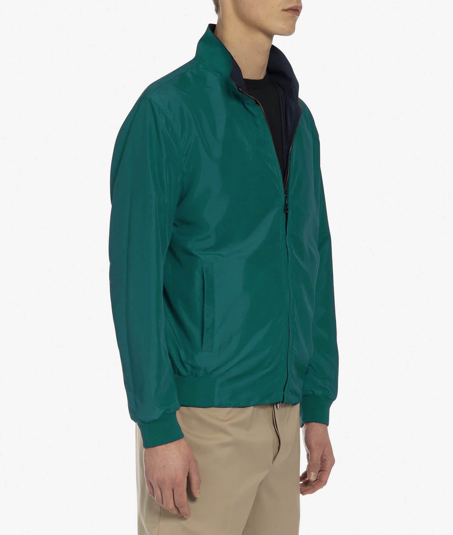 Shop Larusmiani Leeward Jacket Jacket In Teal