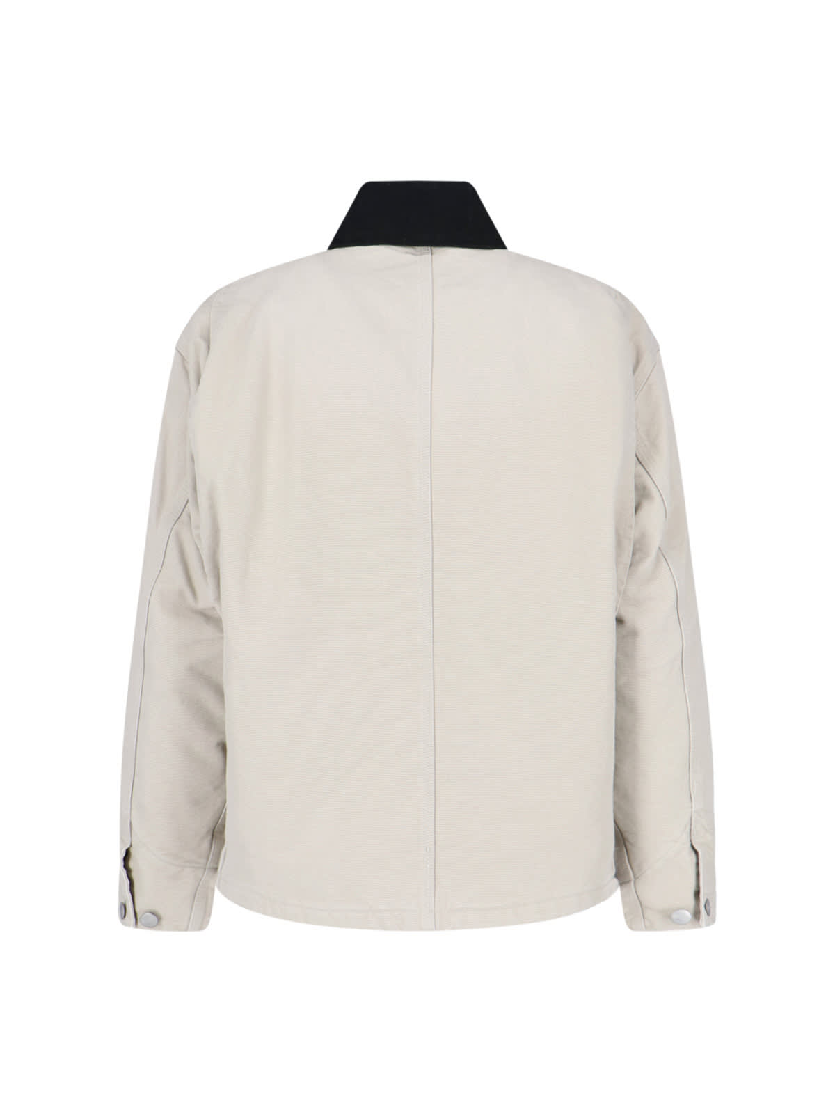 Carhartt Relaxed Fit Jacket Contrast Collar In Gray