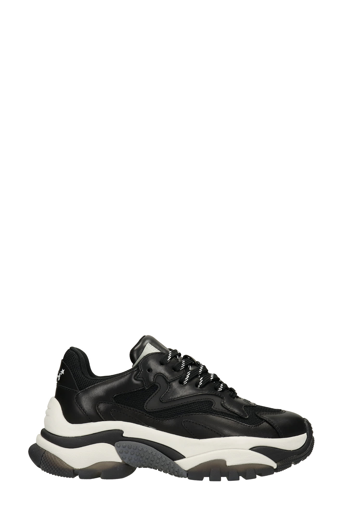 Ash Addict Sneakers In Black Leather