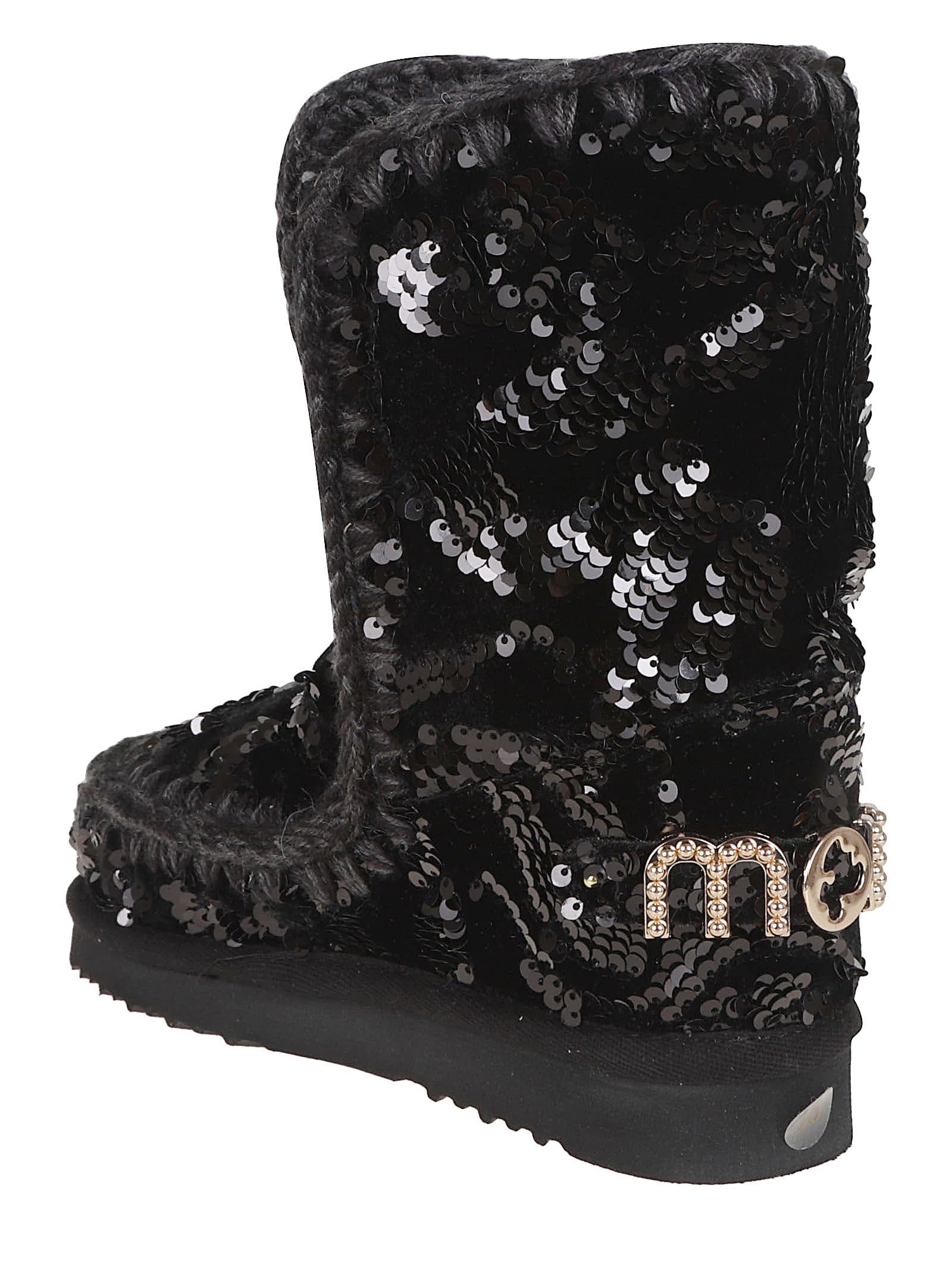 Mou Eskimo 24 Low Heels Ankle Boots In Multi