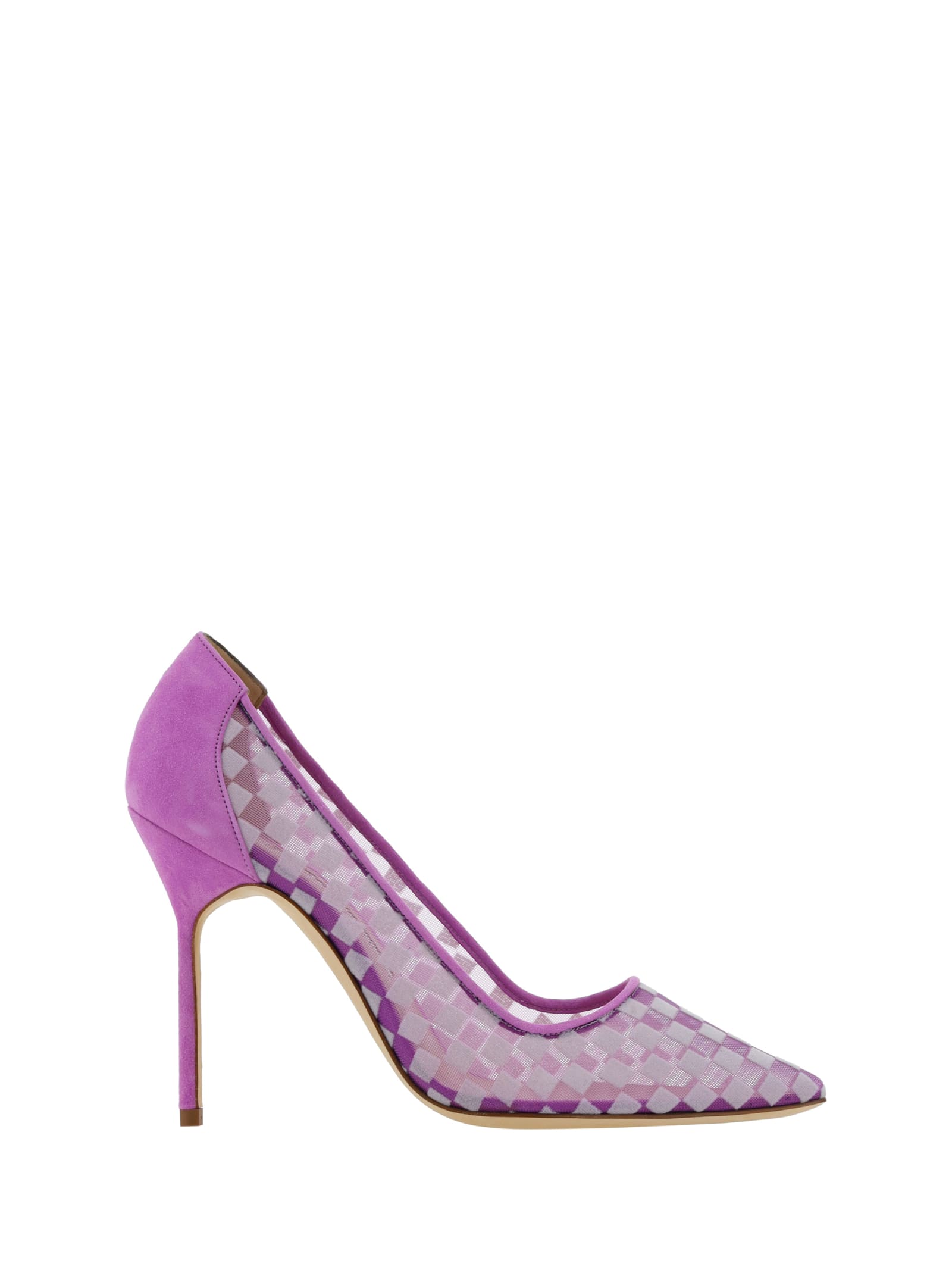 MANOLO BLAHNIK MESH PUMPS