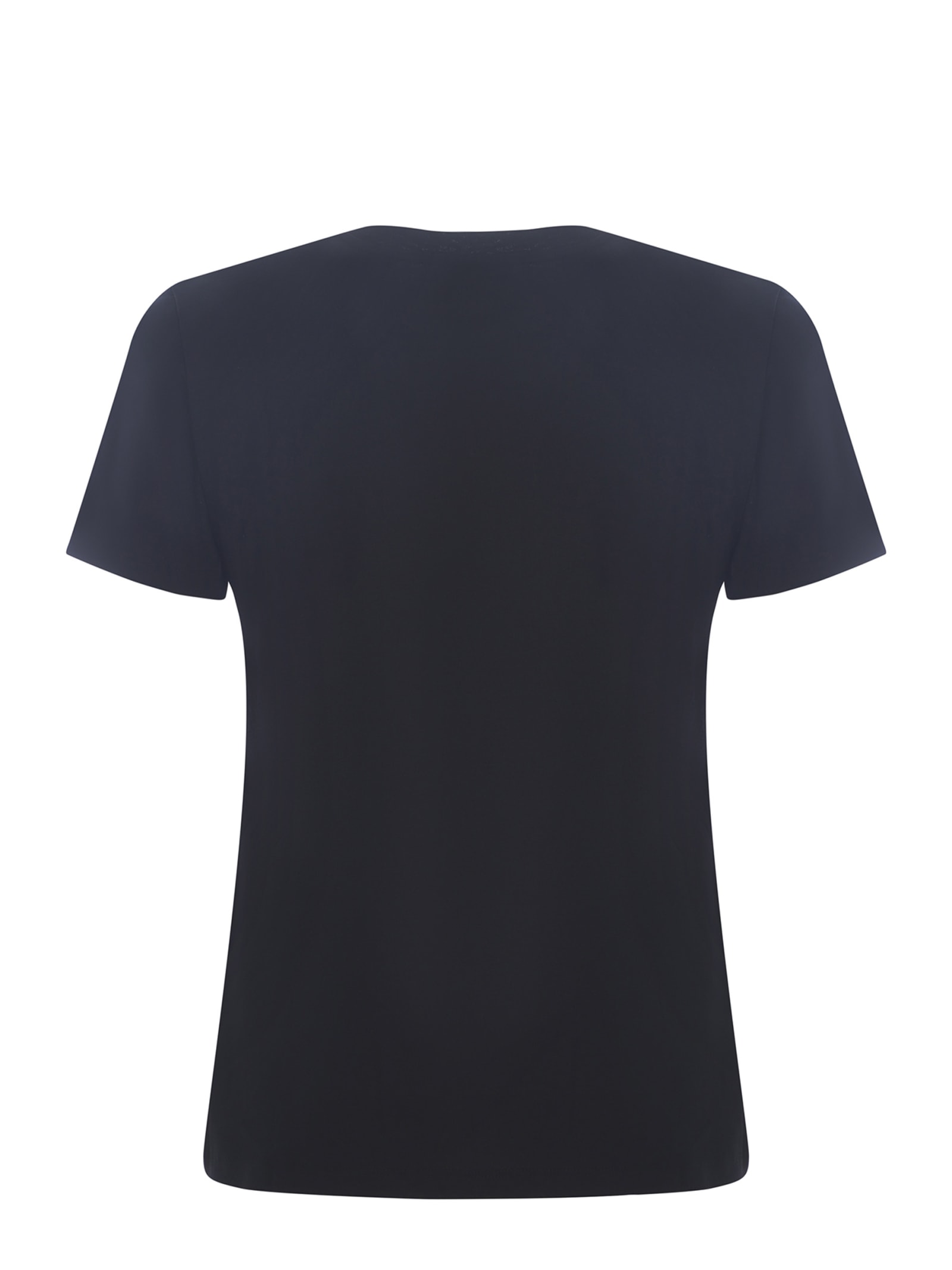 Shop Dondup T-shirt  D Made Of Cotton In Nero