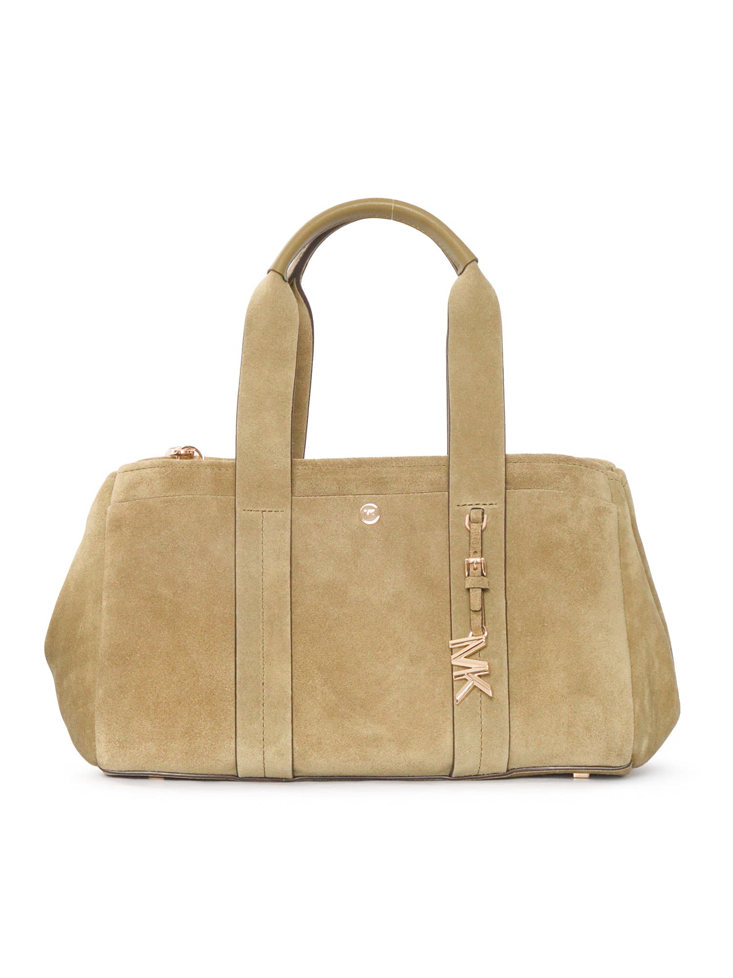 Michael Kors Romee Satchel Bag In Neutral
