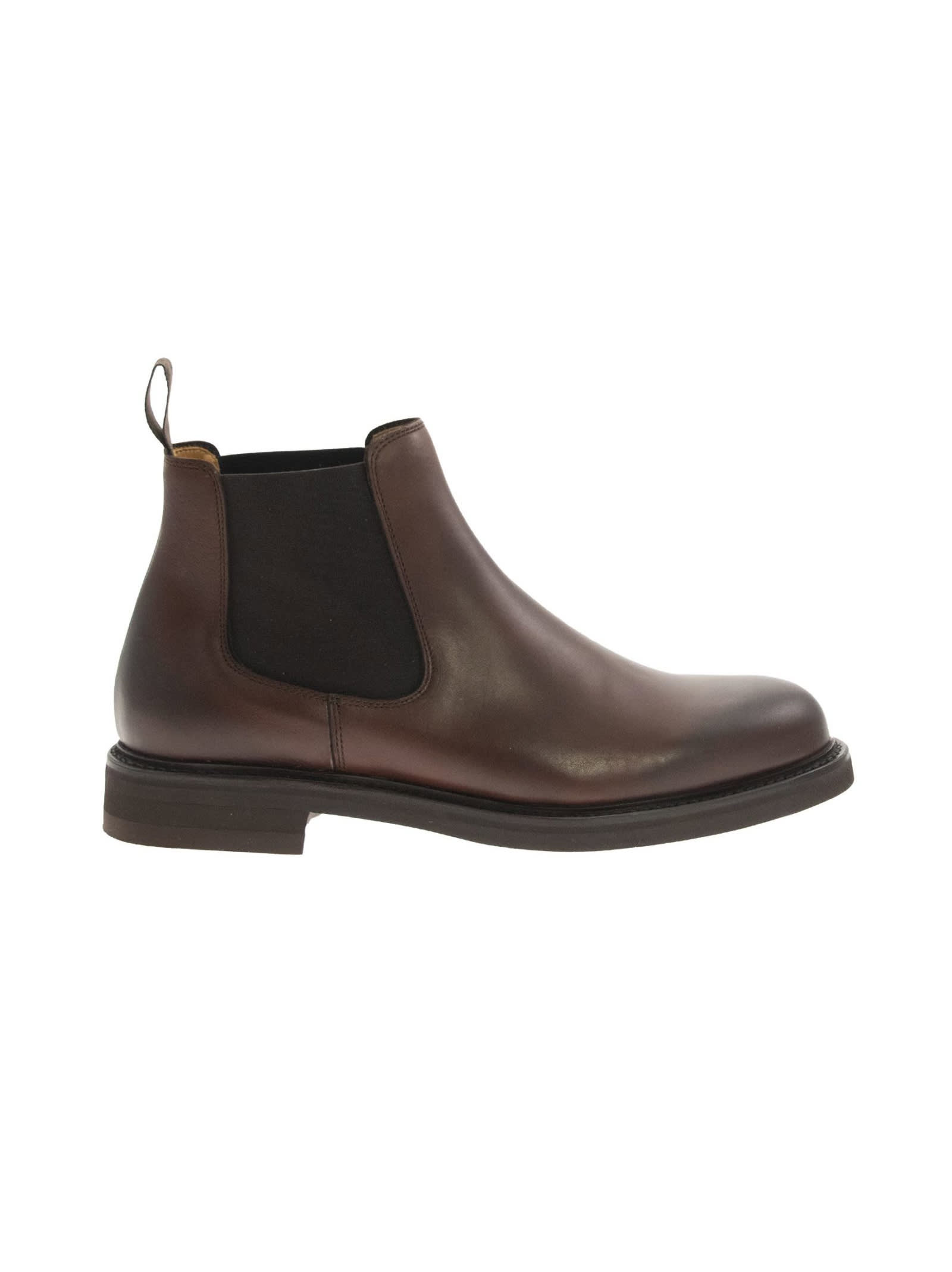 Berwick 1707 Low Beatle Ankle Boot In Brown