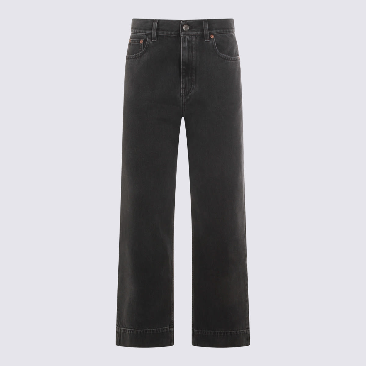 Chloé Asphalt Black Cotton Jeans