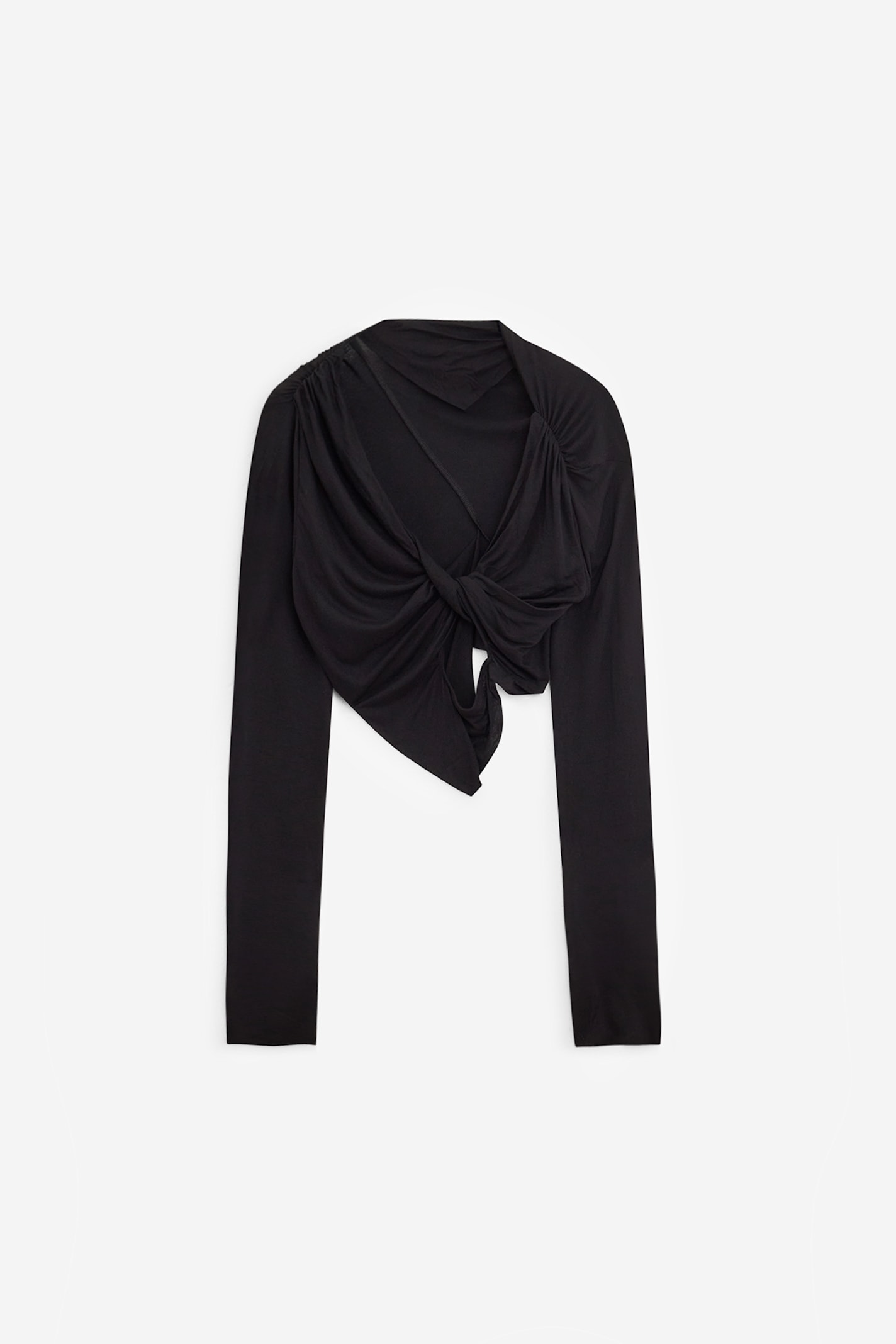 Rick Owens Jade Ls Longsleeve In Black
