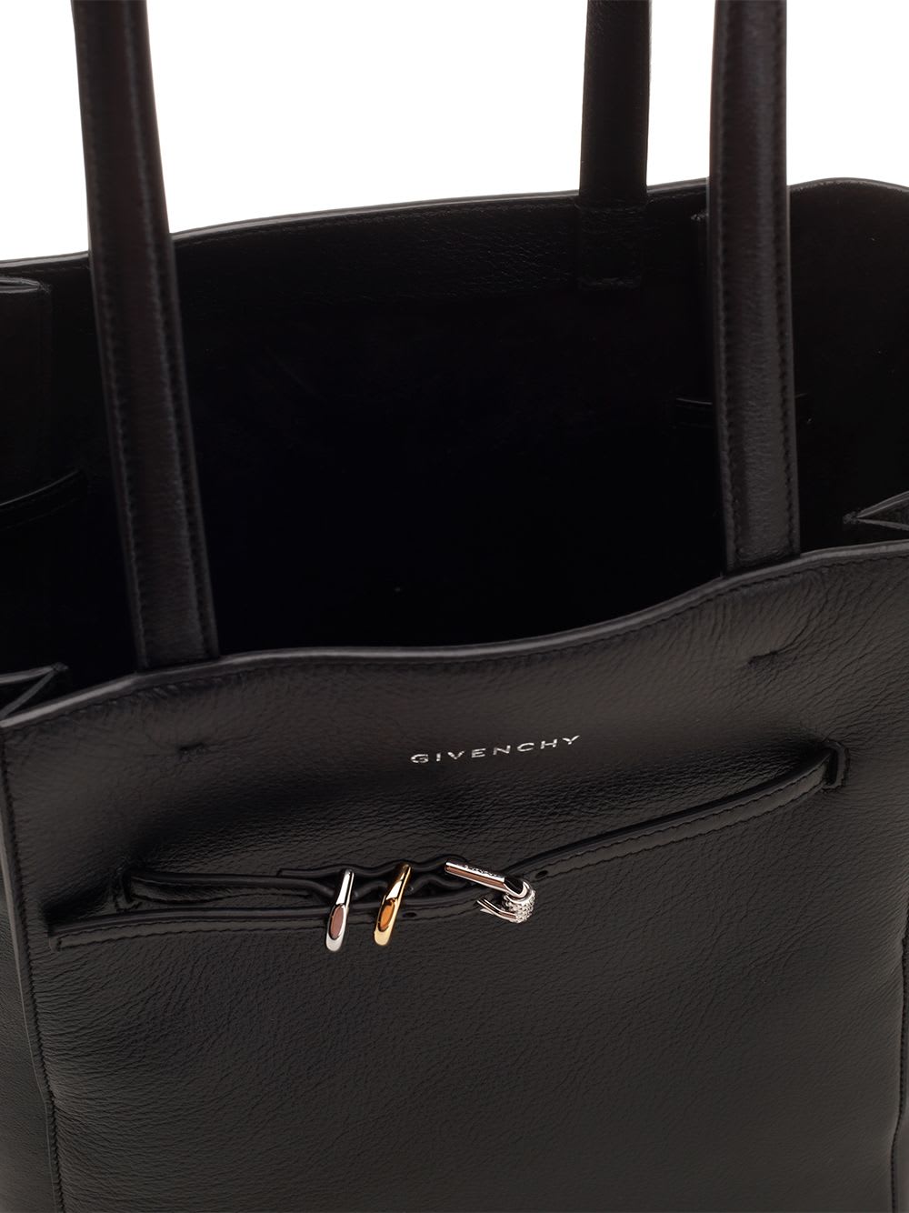 Shop Givenchy Voyou Small Tote Bag In Black