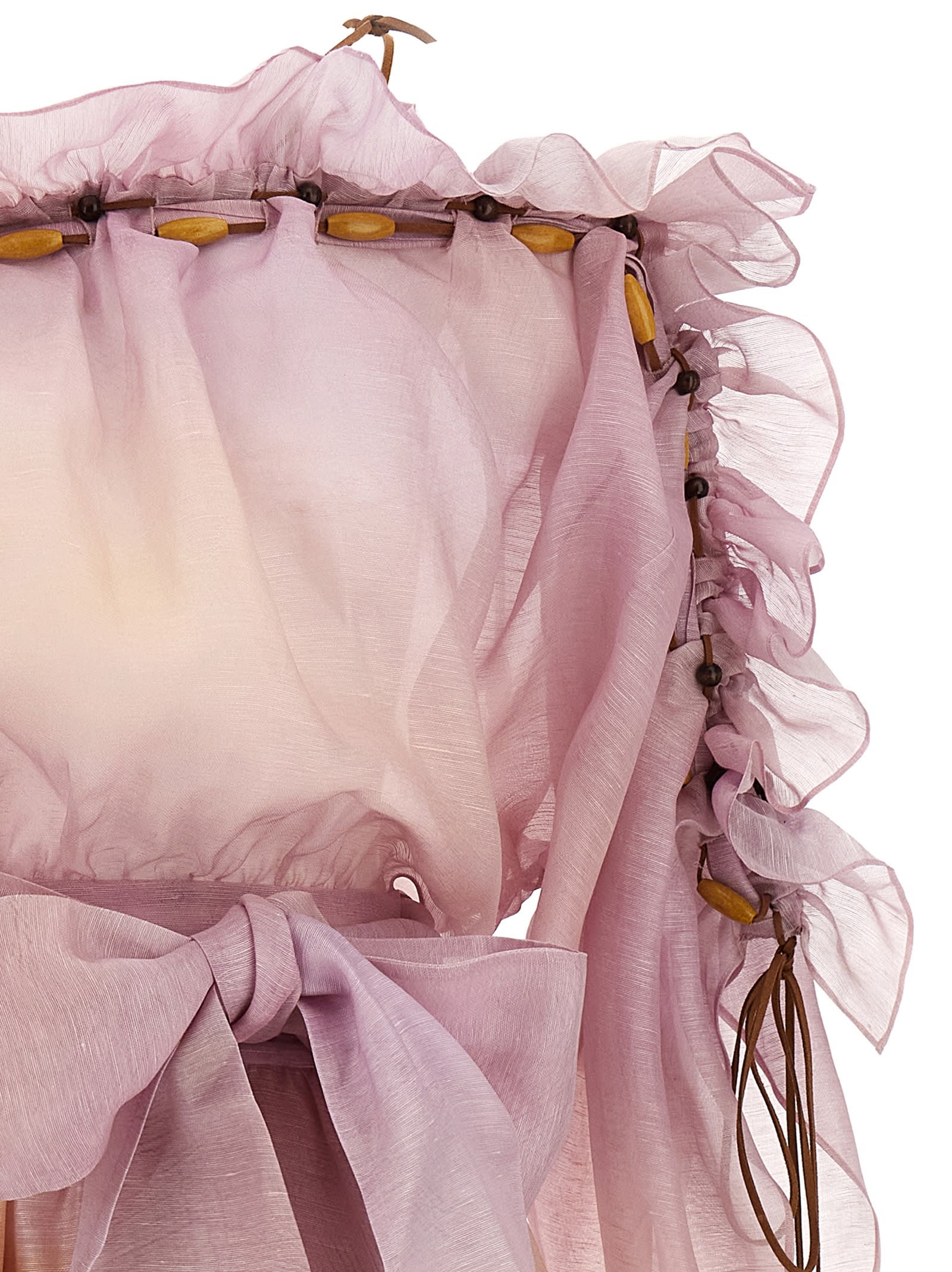 Zimmermann Dawning Ruffle Maxi Dresses Pink In Pink