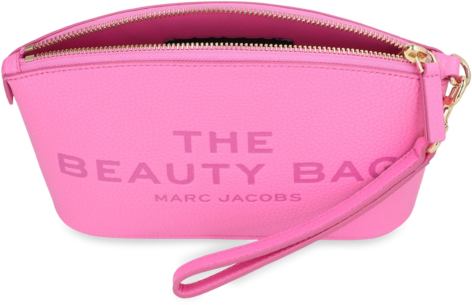 Marc Jacobs The Beauty Bag Leather In Pink