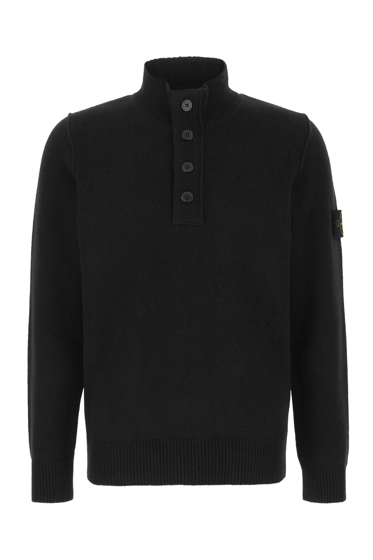Black Wool Blend Sweater