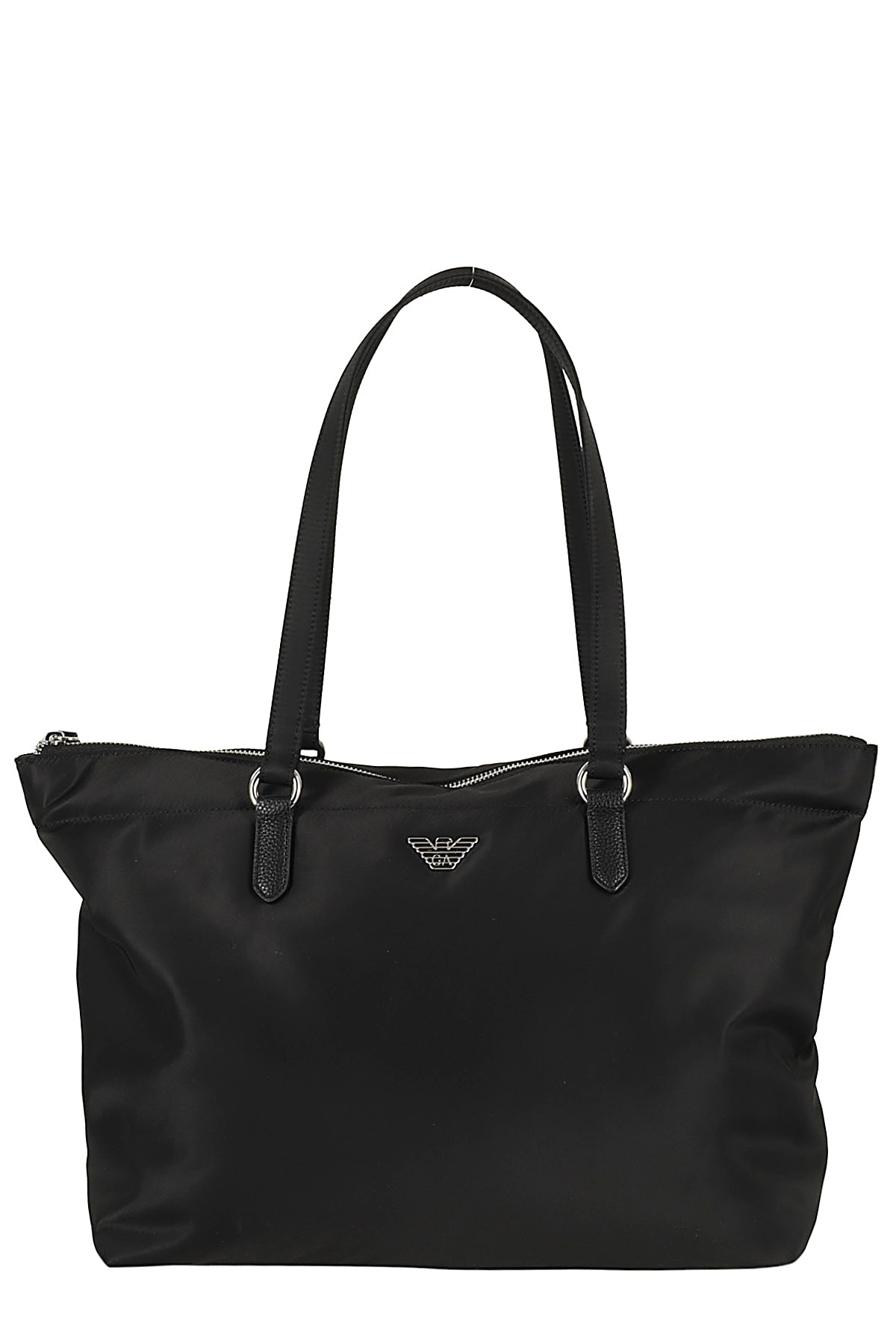 Shop Emporio Armani Shopping Bag In Nero