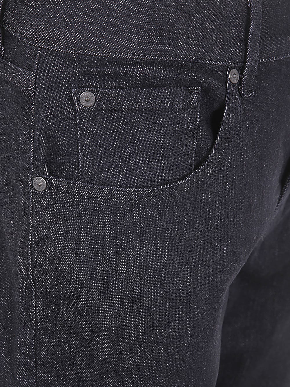 Shop 7 For All Mankind Slimmy Tapered Stretch Tek Backquote Jeans In Black