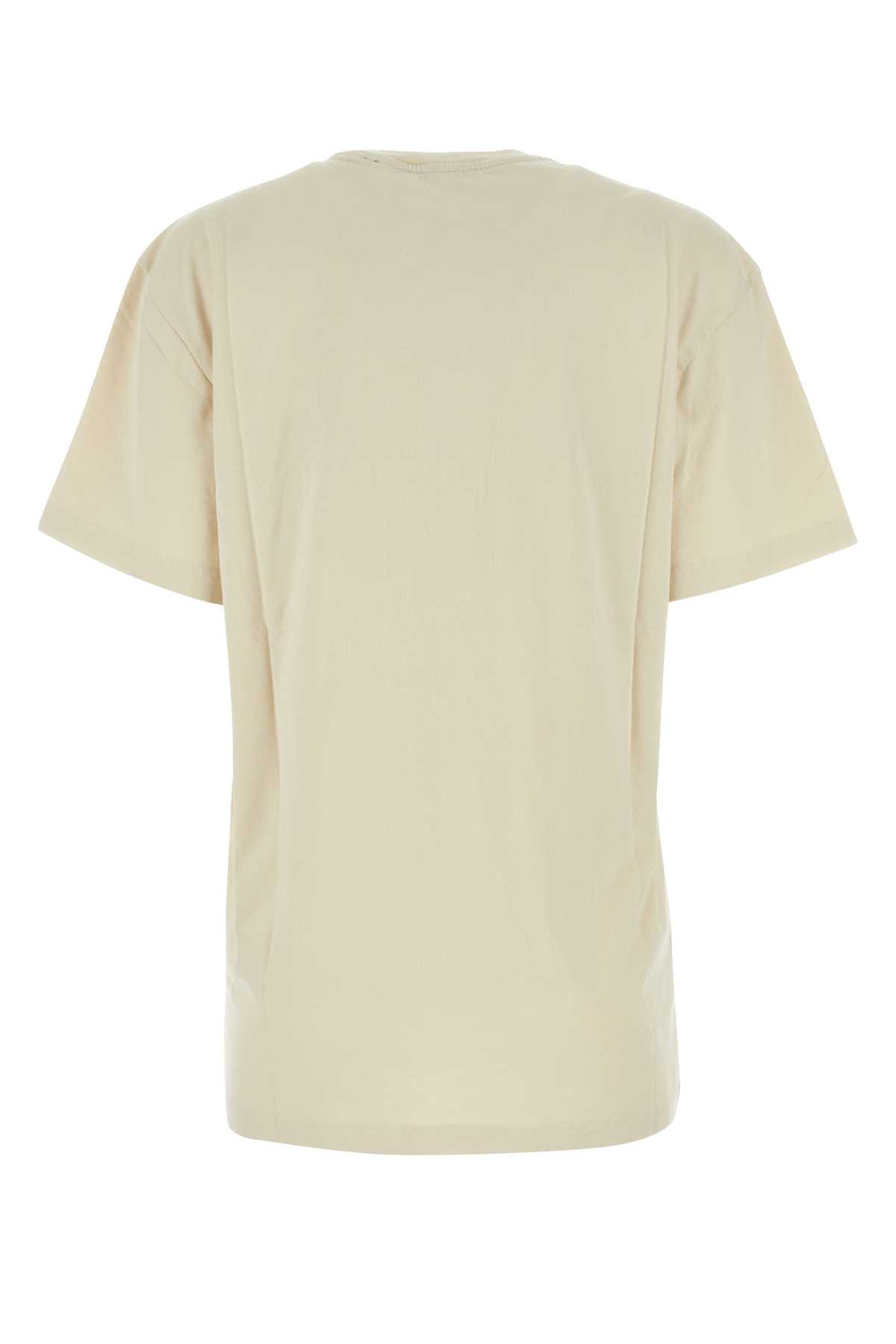 Jw Anderson Sand Cotton T-shirt In Beige