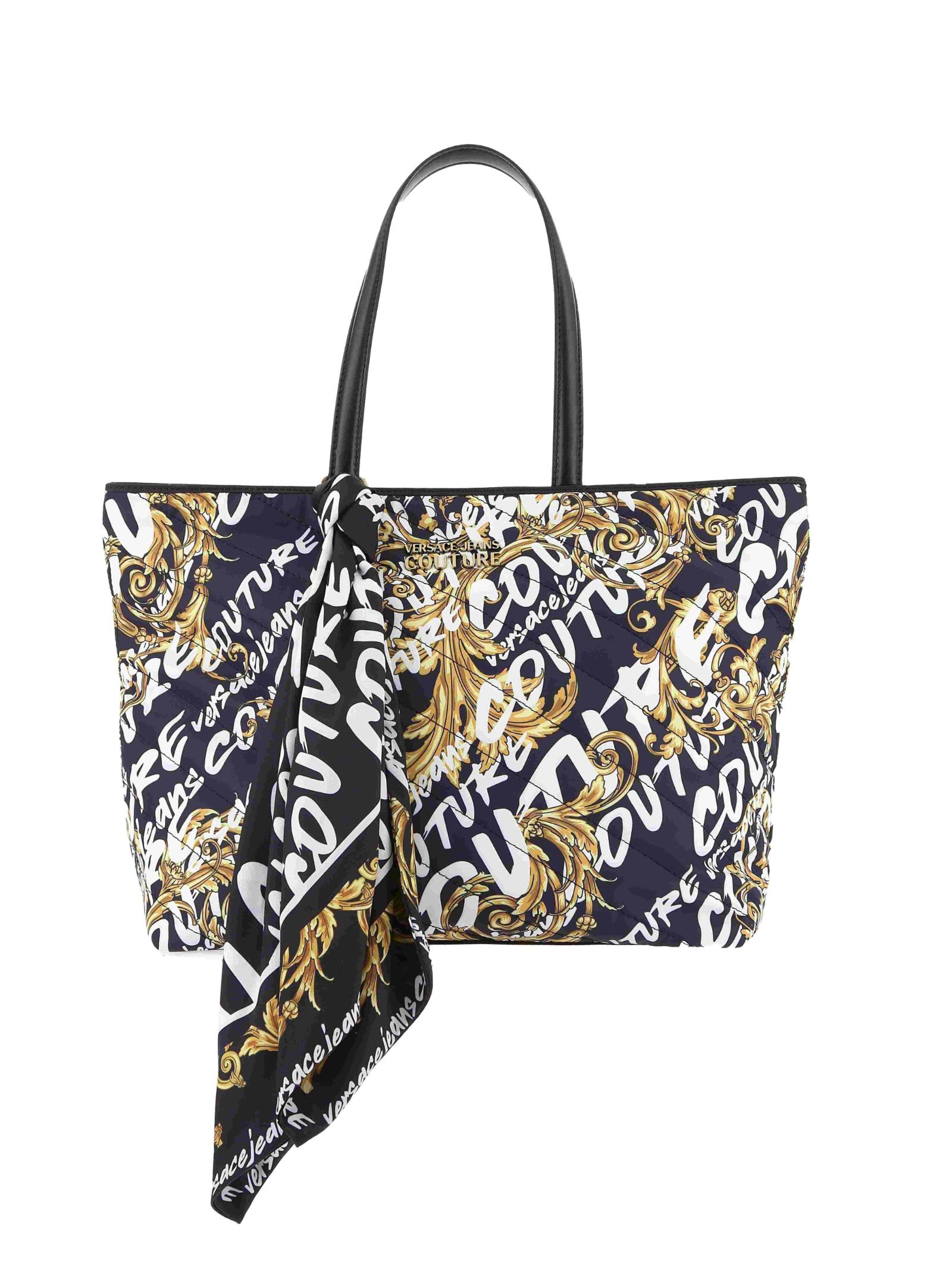 Versace Jeans Couture women Sketch couture handbags black - gold: Handbags