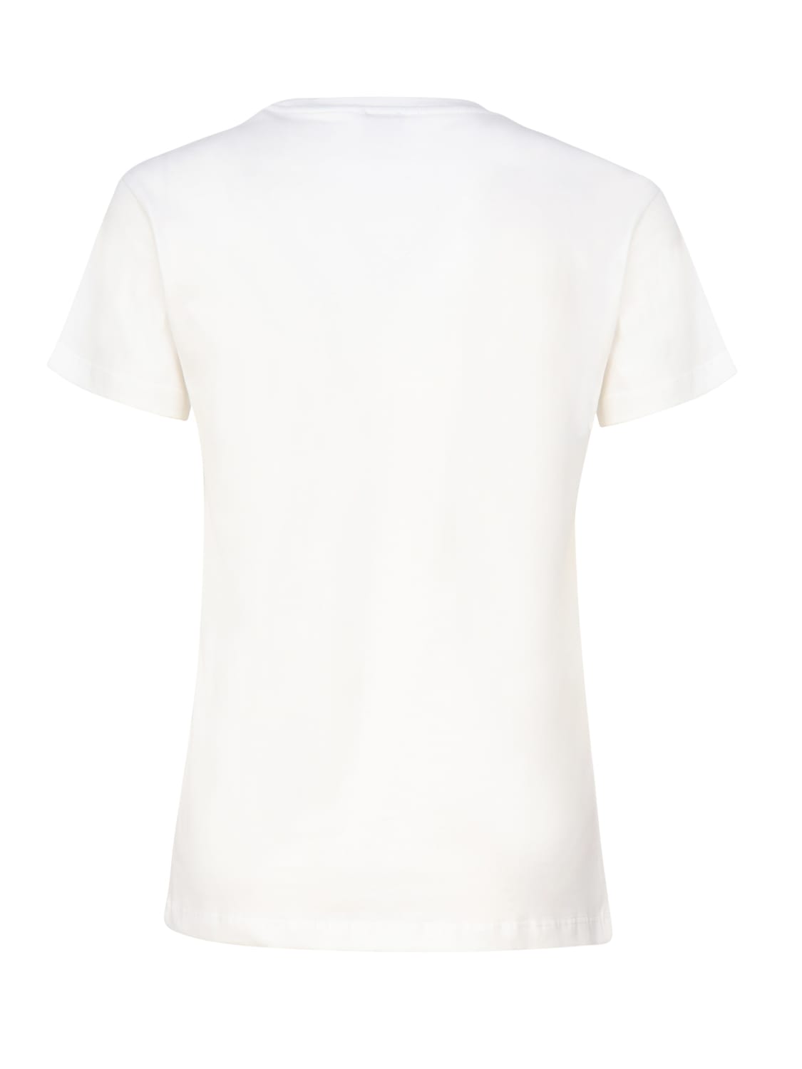 Shop Pinko T-shirt Embroidery Hearts In White
