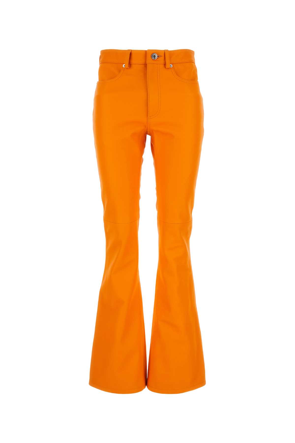 J.W. Anderson Orange Leather Pant