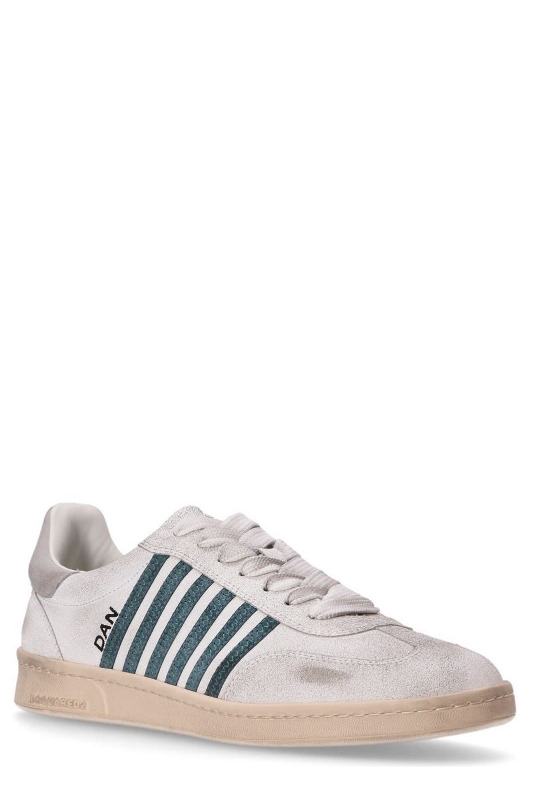 Shop Dsquared2 Boxer Vintage Low-top Sneakers In White