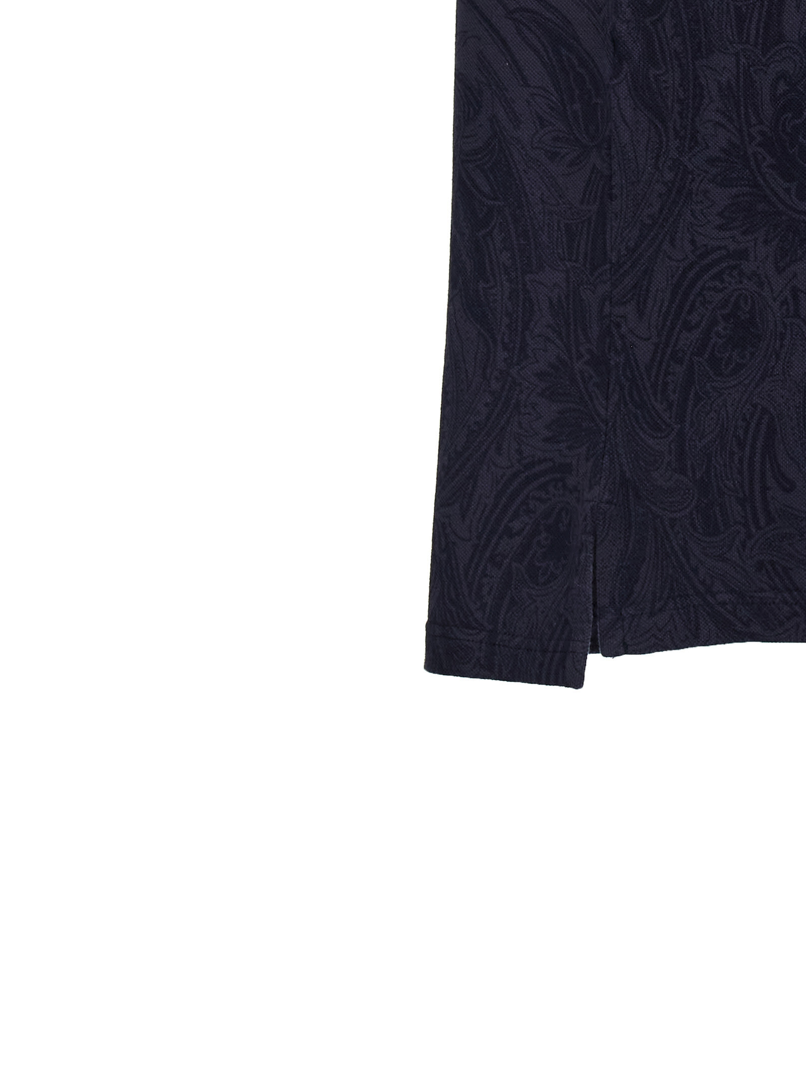 Shop Etro Pegaso Polo Shirt In Blue