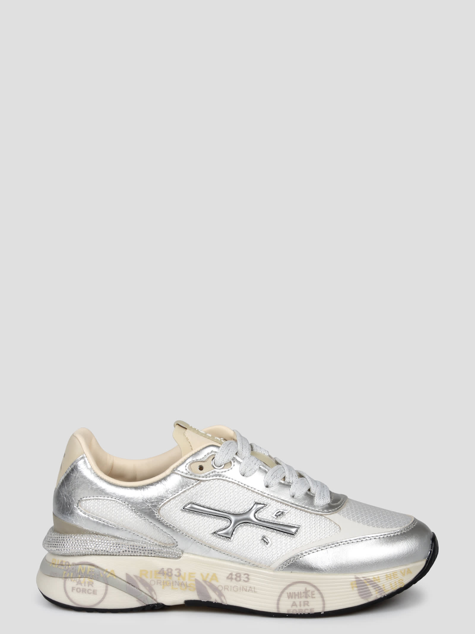 Shop Premiata Timeless Trainers Moerund 6993 Sneakers In White