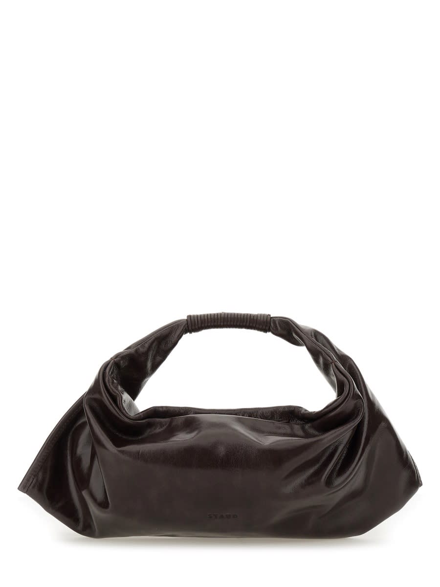 Shop Staud Mini Ronnie Bag In Brown