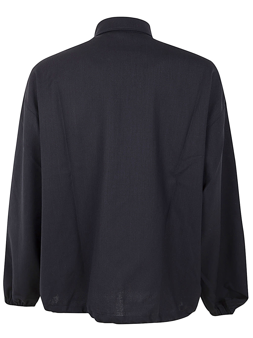 Shop Studio Nicholson Wool Coach Jacket In Darkest Navy