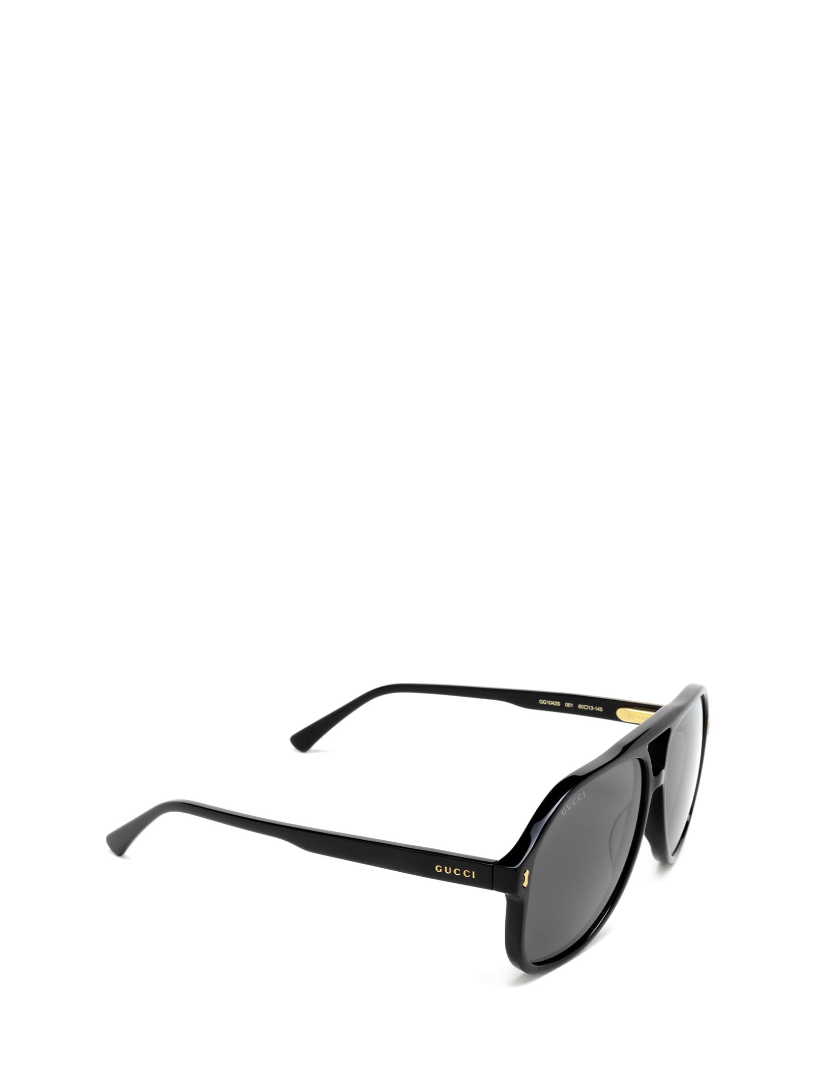 Shop Gucci Gg1042s Black Sunglasses