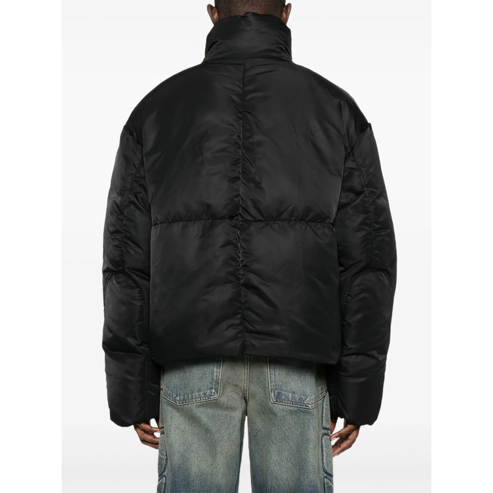 Purple Brand Zip-front Flap-pocket Jacket In Black