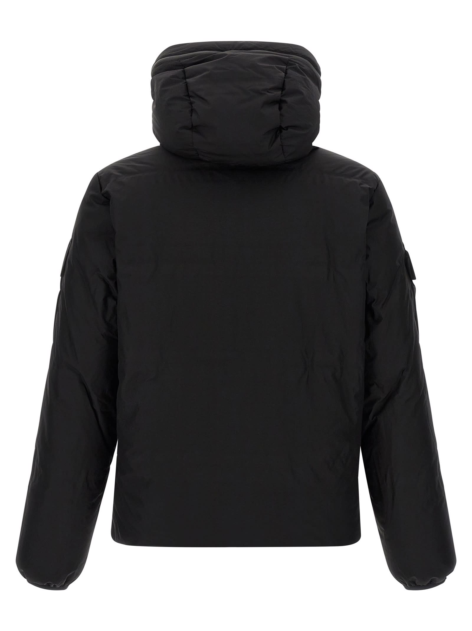 C.p. Company 'urban Series Pertex' Hooded Down Jacket In Black