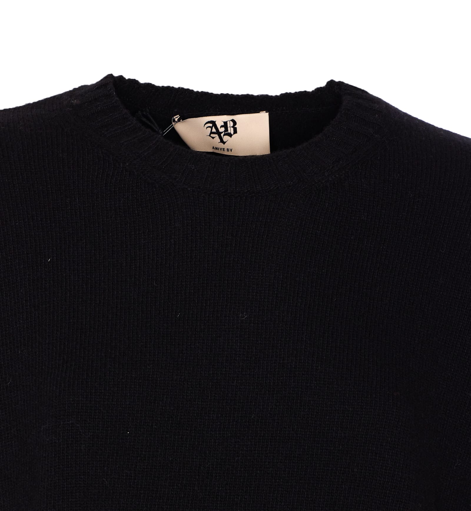 Aniye By Viven Round Neck Sweater In Black