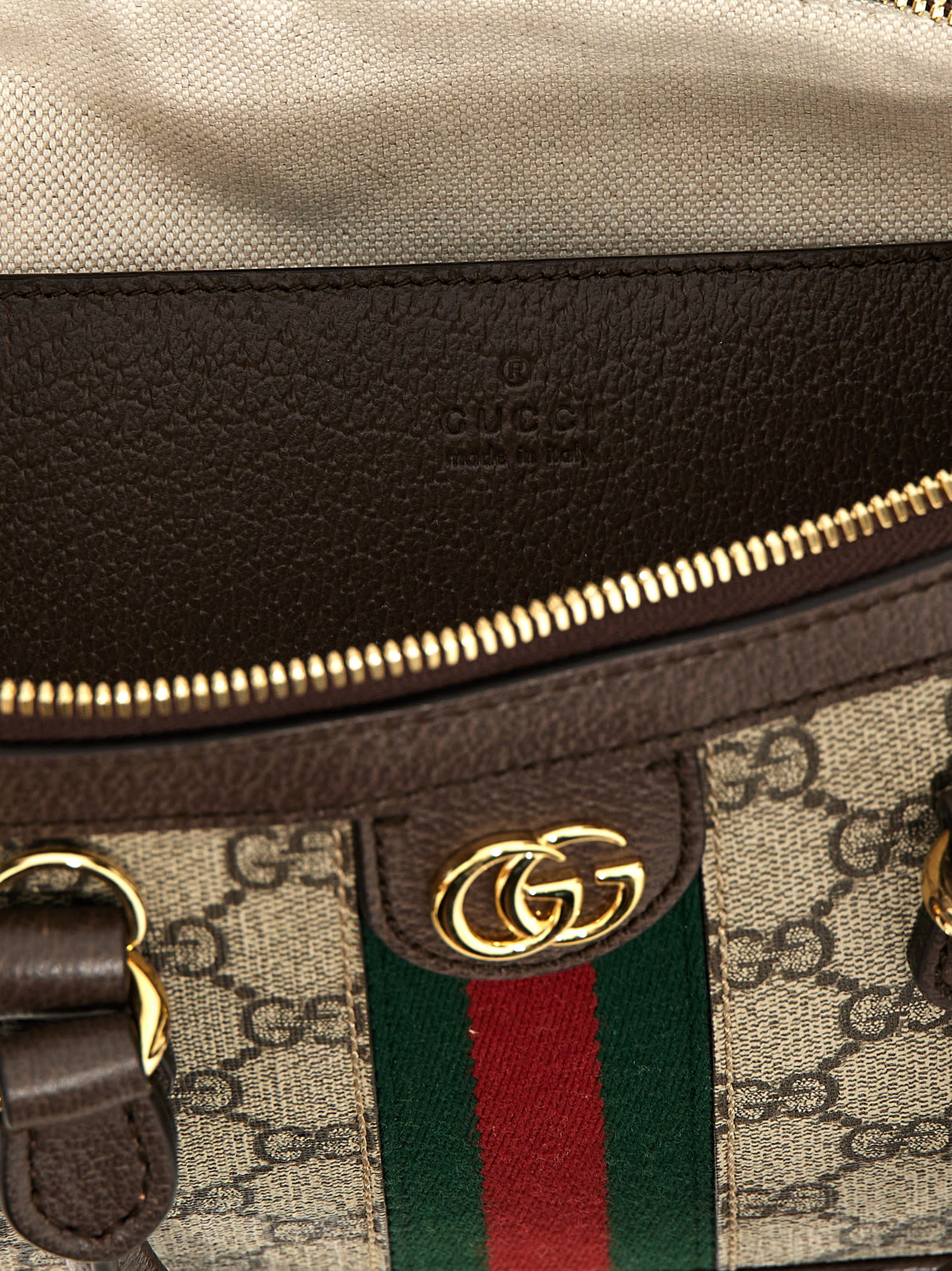 Shop Gucci Ophidia Small Handbag In Multicolor