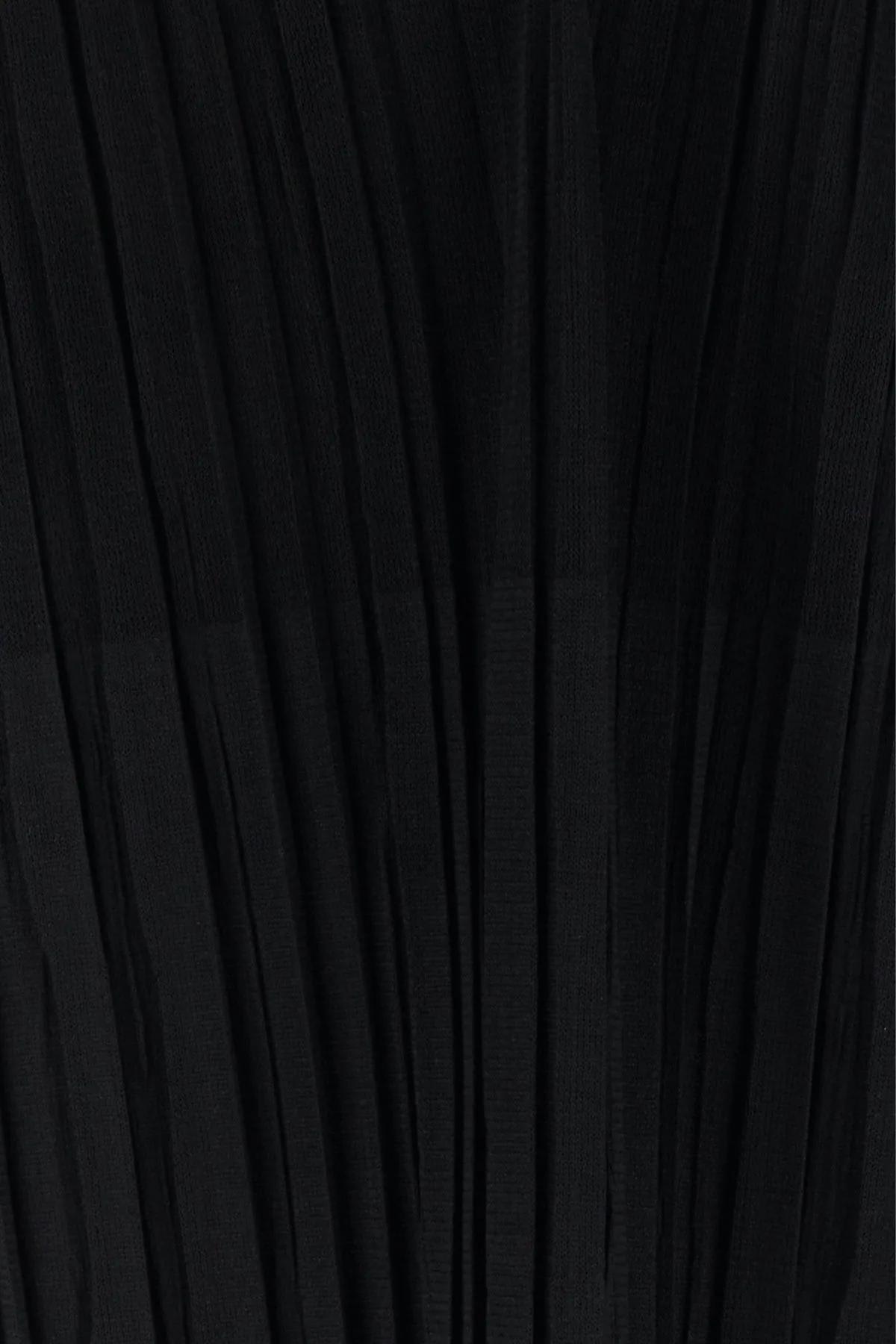 Shop Jil Sander Black Silk Oversize Dress
