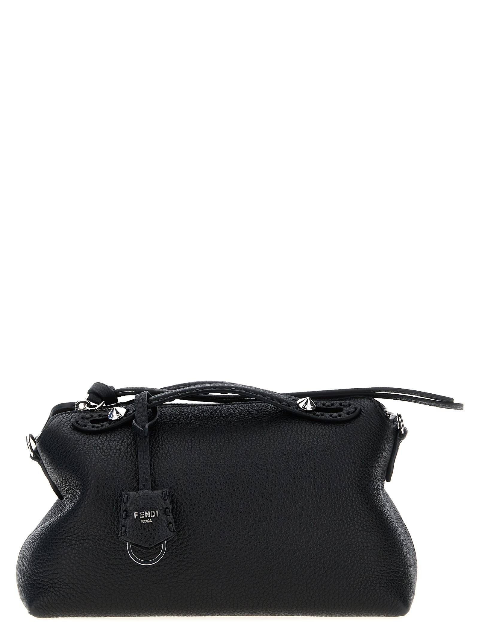 Fendi By The Way Selleria Medium Handbag In Black