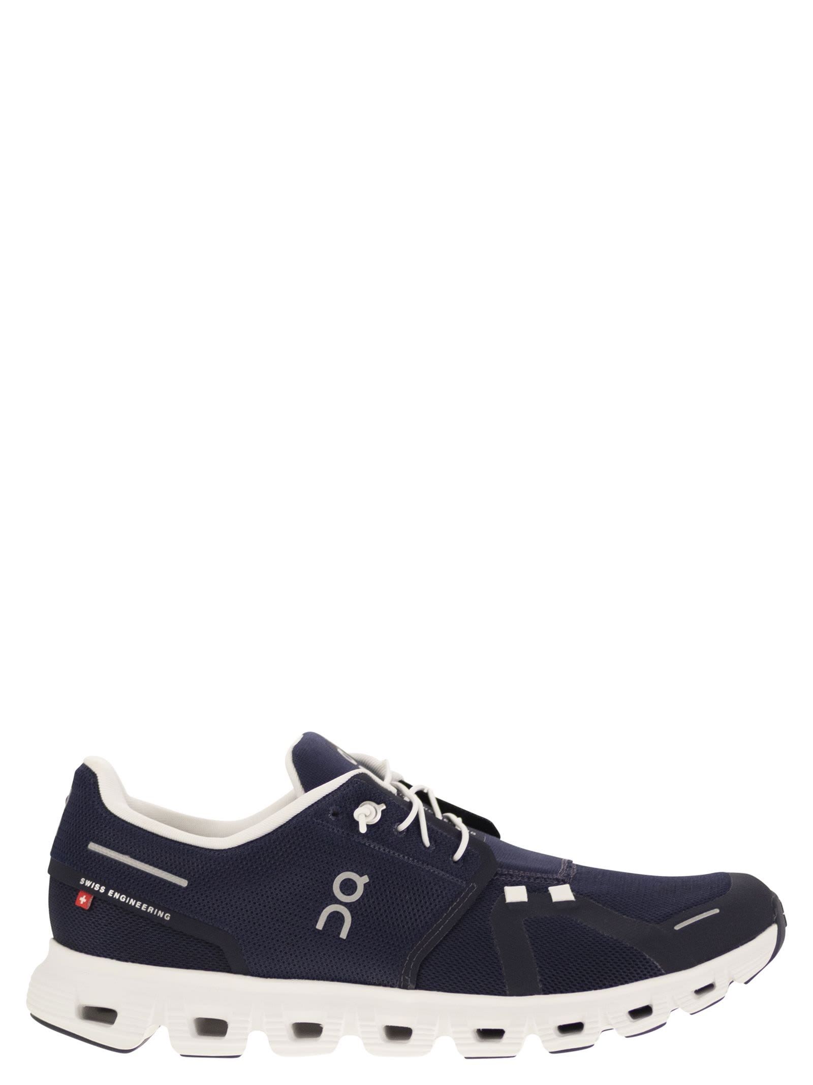 On Breathable Textile And Rubber Sneakers In Blue