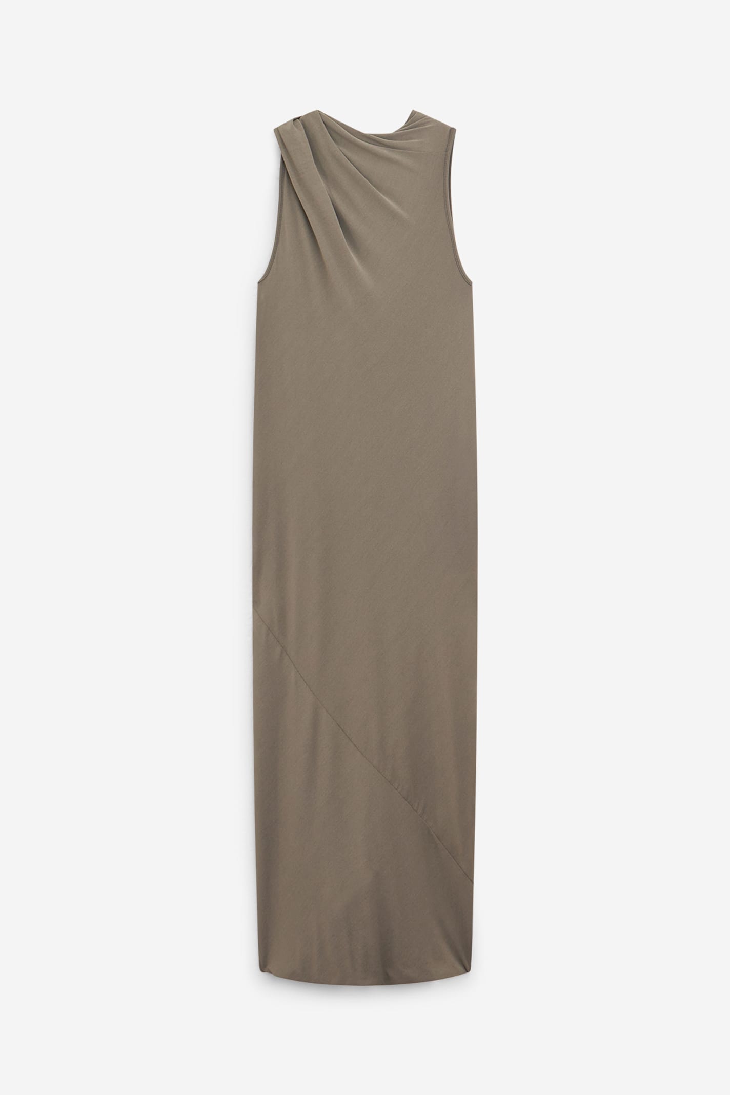 Rick Owens Luna Dress In Gray