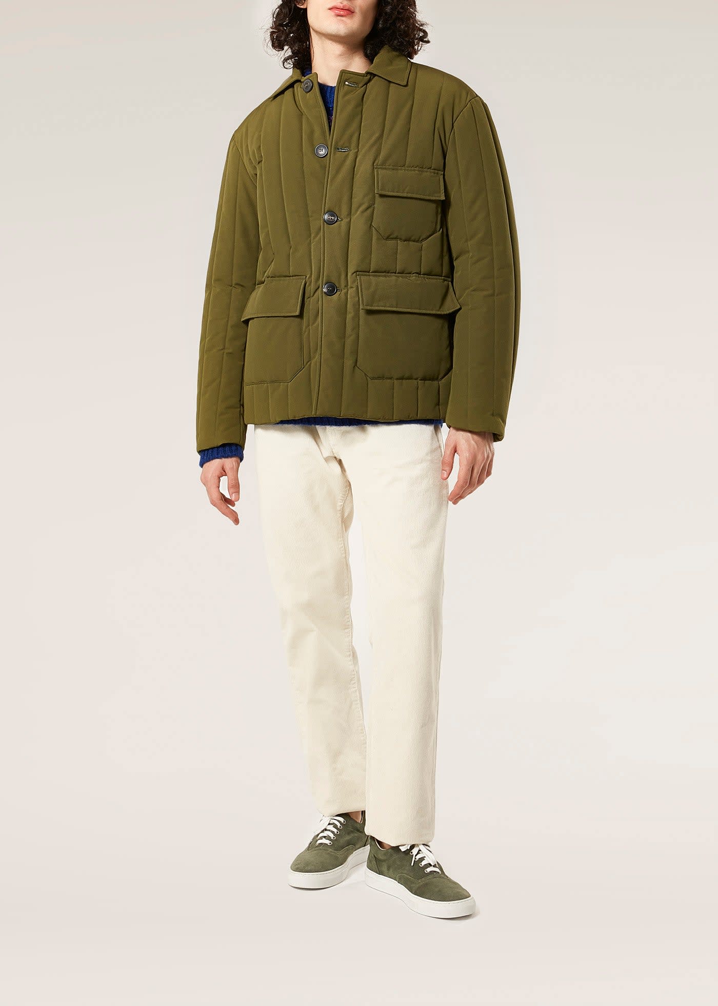 Doppiaa Aaderbale Nylon Padded Jacket In Green