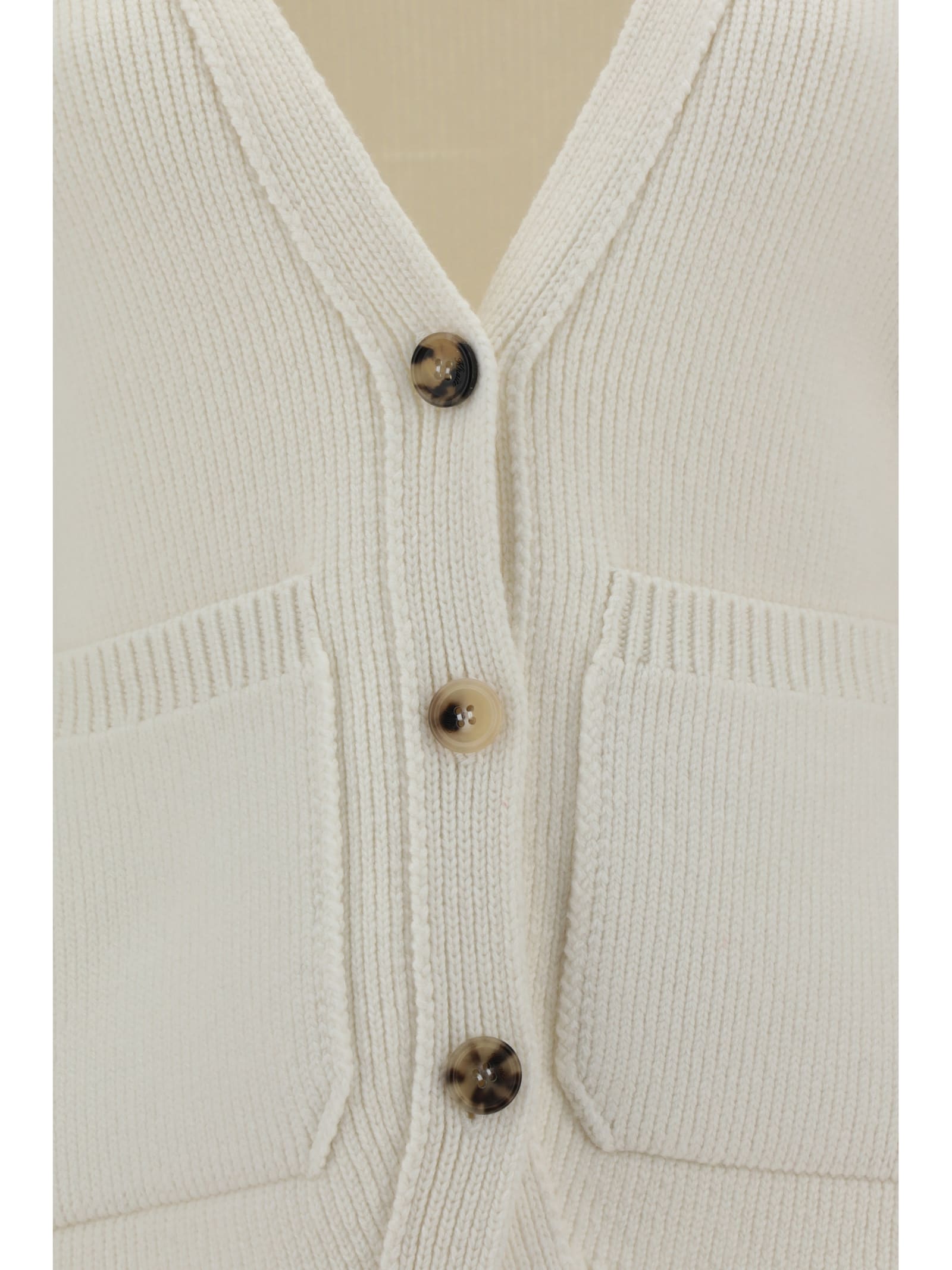 Khaite Scarlet Cashmere Cardigan In Glaze