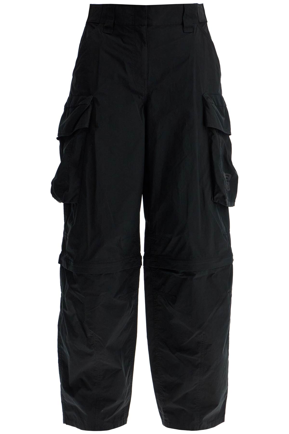 Shop Alexander Wang Convertible Cargo Pants In Black (black)