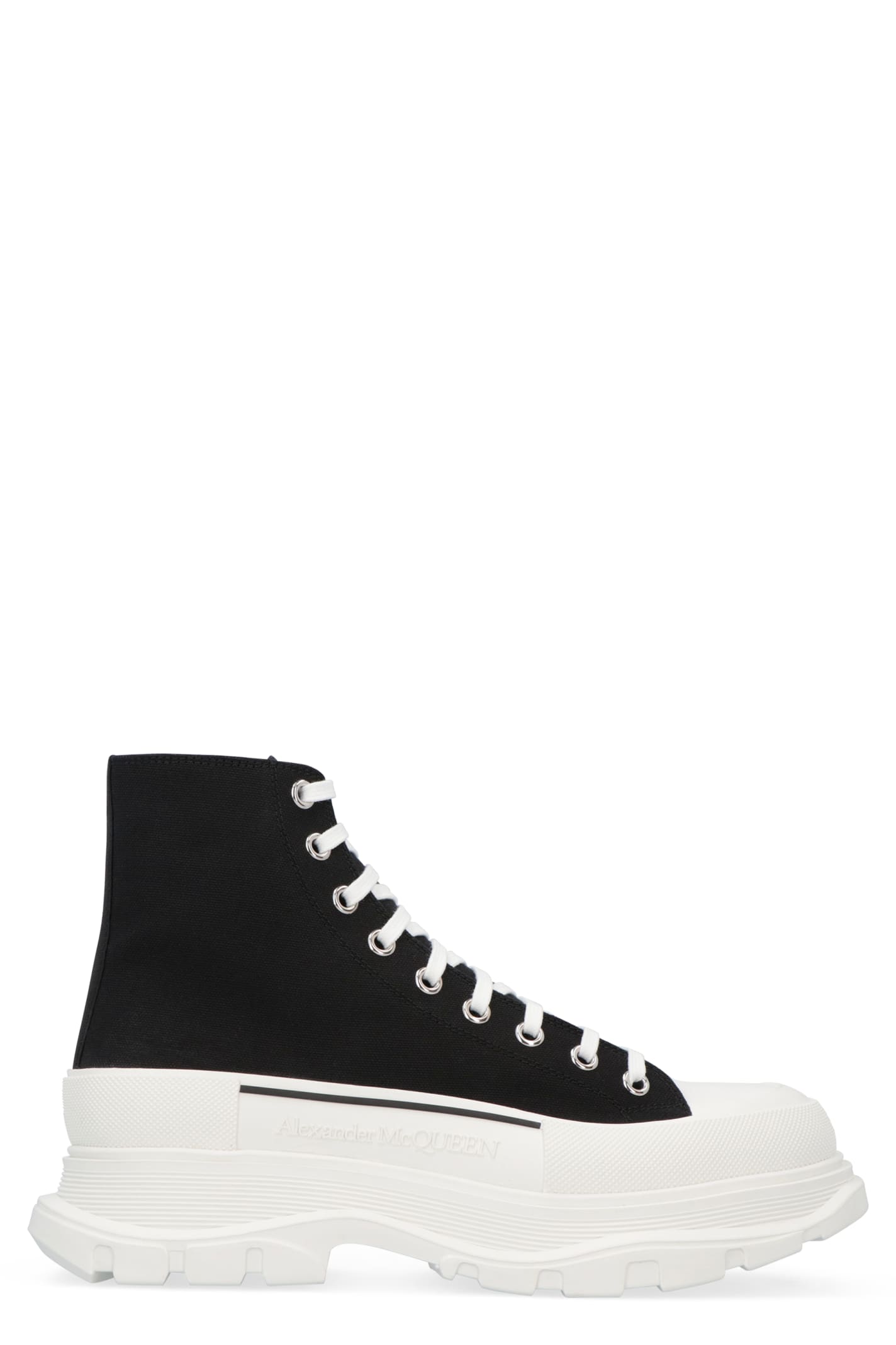 Alexander McQueen Tread Slick Lace-up Ankle Boots